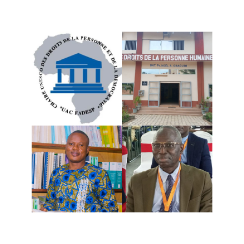 HOMMAGE A UN MAÎTRE, PROFESSEUR NOËL A. GBAGUIDI, puisque c’est de lui qu’il s’agit.